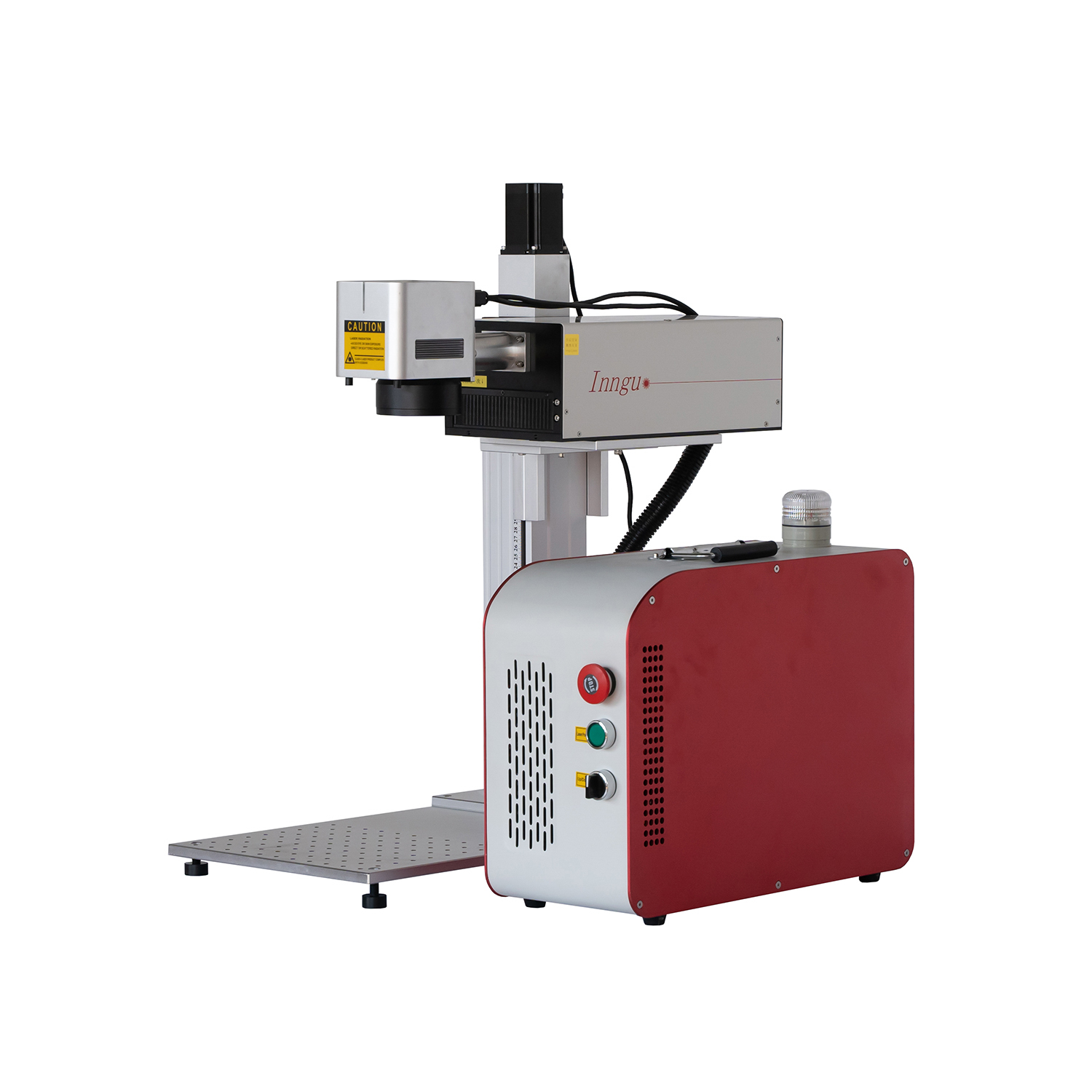 Przenośna mała maszyna do znakowania laserowego 3W 5W UV Laserowa maszyna do znakowania z obrotowym stołem / XY / XYZ